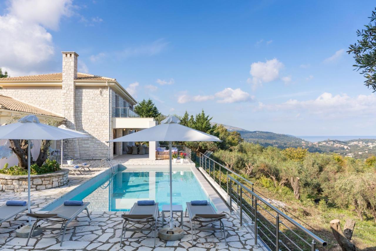 Villa White Stone By Rodostamo Collection Kassiopi Exterior photo